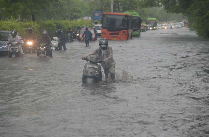 Delhi rains, Delhi weather update, Delhi rain forecast, Delhi traffic update  | India News – India TV