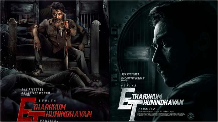 Suriya in Etharkkum Thunindhavan poster