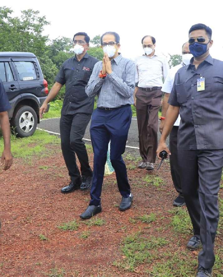 India Tv - CM Uddhav Thackeray heading to Chiplun, a flood affected area by road