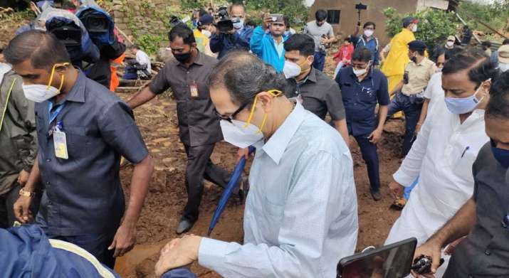 India at Mahad ladslide site
