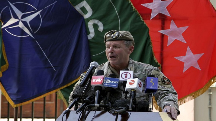 Top US commander in Afghanistan steps down