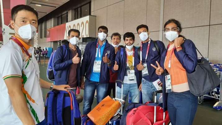 India's badminton contingent