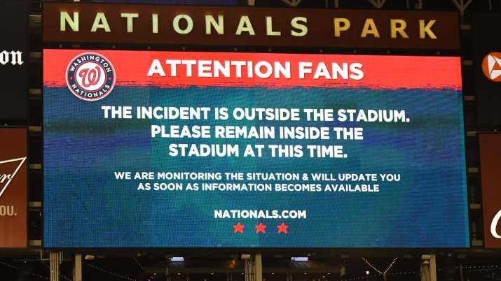 Major League Baseball match in US postponed after shooting outside stadium