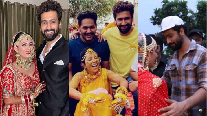 Pics, videos of Vicky Kaushal from his cousin's wedding go viral, see here