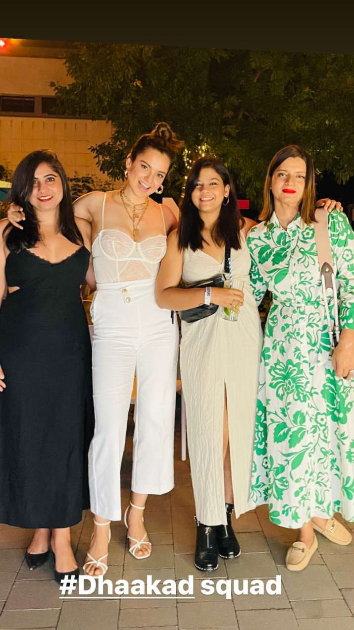 India Tv - Kangana Ranaut's alluring fashion style at Dhaakad wrap-up party sets internet ablaze