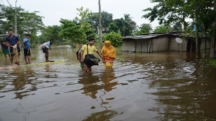 Flood condition worsens in Assam, over 2.58 lakh hit