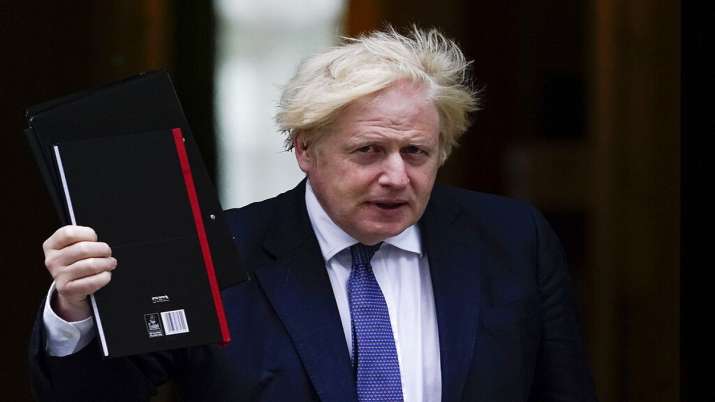 British Prime Minister Boris Johnson left 10 Downing