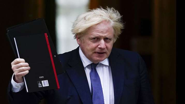 British Prime Minister Boris Johnson leaves 10 Downing