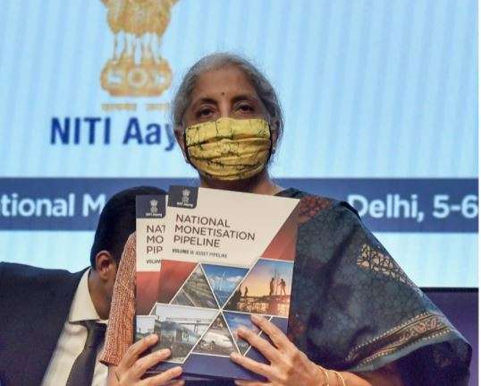 National Monetisation Pipeline, NMP Nirmala sitharaman, NMP 2021, NMP Launched, Nirmala sitharaman l