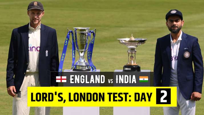 England vs India Live Score 2nd Test Day 2: Live Updates from London