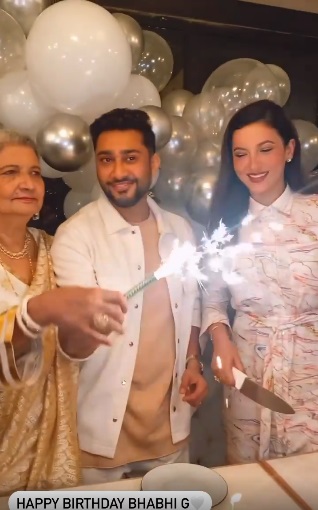 India Tv - Gauahar Khan birthday: Zaid Darbar's adorable wish will melt your heart; see INSIDE party pics