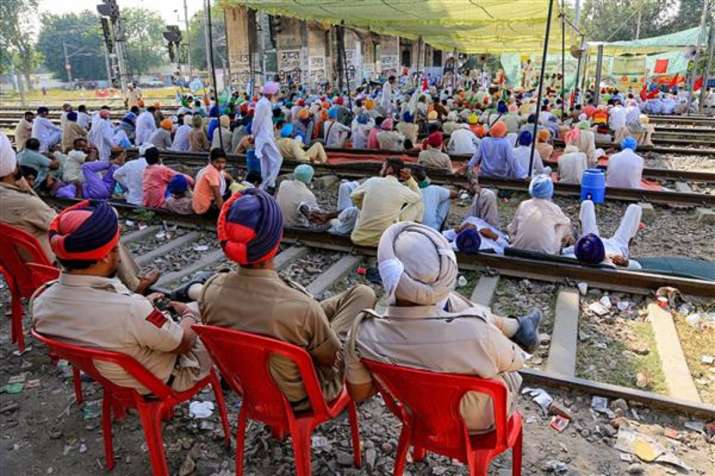 farmers protest