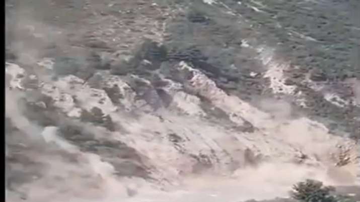 Himachal Pradesh, Landslide, Lahaul and Spiti district, chenab river flow blocked, landslide threat,