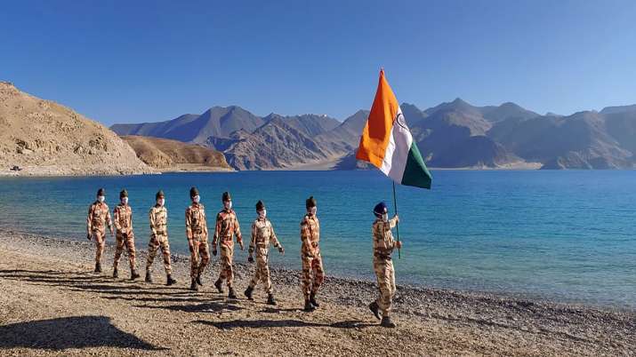 Independence Day, Pangong Tso, Ladakh, Adhir Ranjan Chowdhury