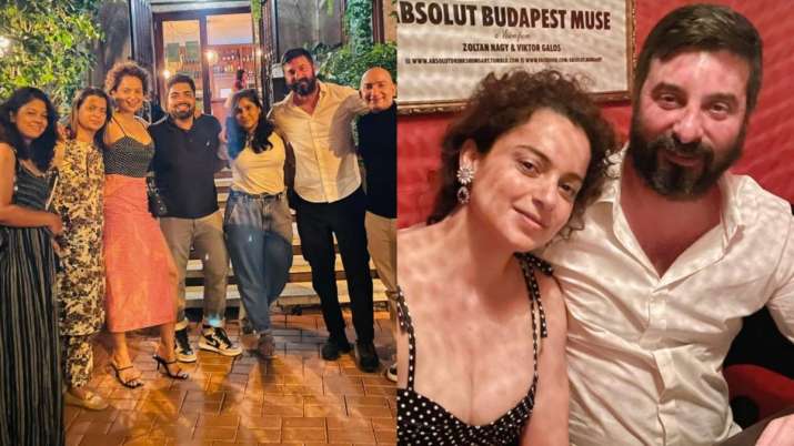 Kangana Ranaut smiles as she wraps up the shoot of Dhaakad with Team Dinner in Budapest;  see photos