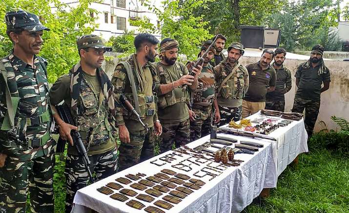 indo myanmar border arms seized