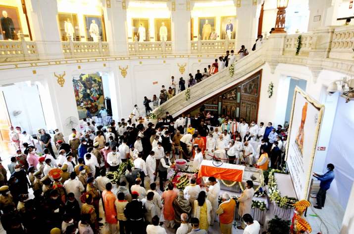 kalyan singh funeral cremation today