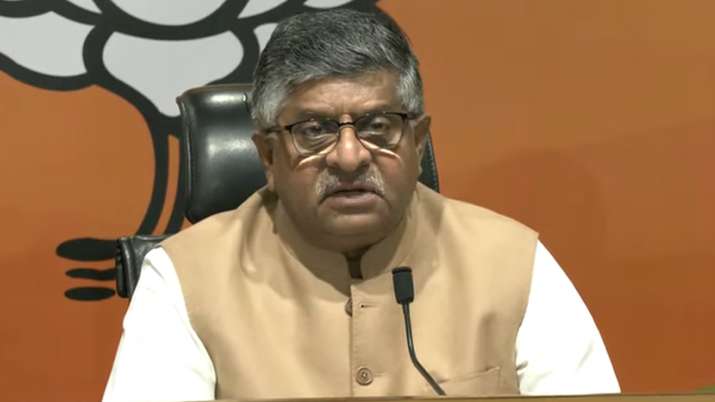 monsoon session protest, ravi shankar prasad protest 