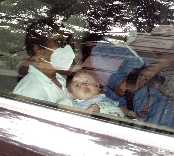 India Tv - First pictures of Kareena and Saif's second son Jahangir
