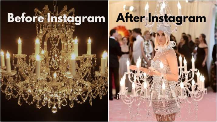 Before and after Instagram memes