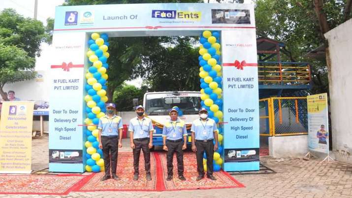 India Tv - M Fuel Kart, diesel doorstep delivery in Delhi-NCR,  BPCL, fuel delivery, fuel doorstep delivery, pe