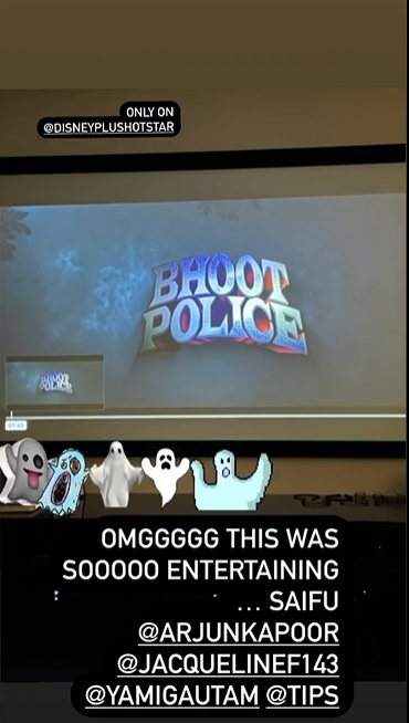 India Tv - Bhoot Police: Malaika Arora reviews the film starring Arjun Kapoor and Saif Ali Khan, here's what she had to say