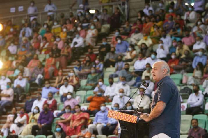 Deputy CM Manish Sisodia at the 'Business Blasters'