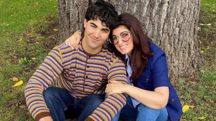 Adorable post of Twinkle Khanna with son Aarav on his birthday