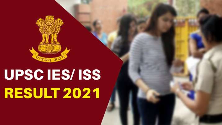 UPSC IES/ ISS Result 2021