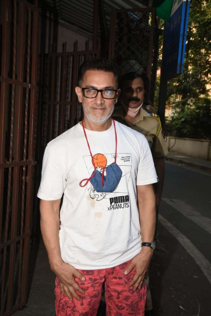 India Tv - Aamir Khan's salt and pepper look