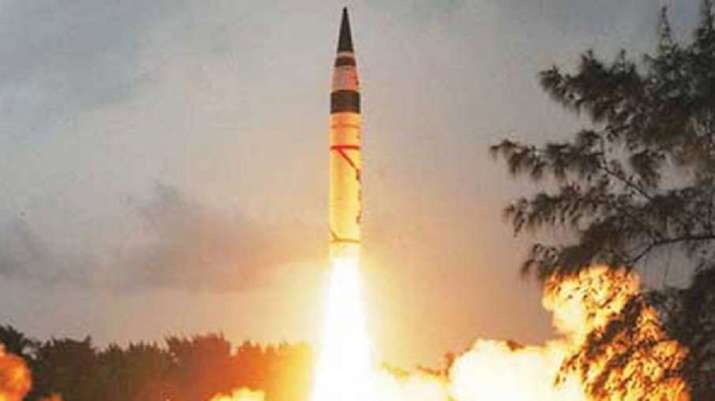 Agni 5 missile launch