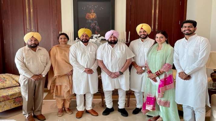 Charanjit Singh Channi met Amarinder Singh 