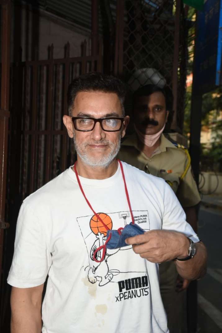 India Tv - Aamir Khan's salt and pepper look