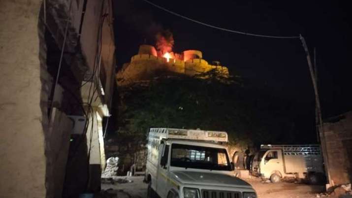 A Major Fire Broke Out at Jaisalmer Fort