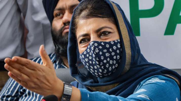 People Democratic Party (PDP) President Mehbooba Mufti