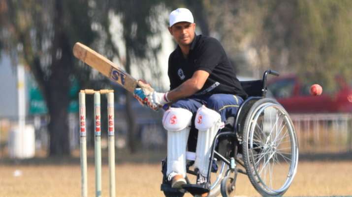 File image of Wheelchair Cricket player