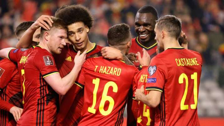Kualifikasi Piala Dunia FIFA: Belgia lolos ke Piala Dunia dengan kemenangan 3-1 atas Estonia