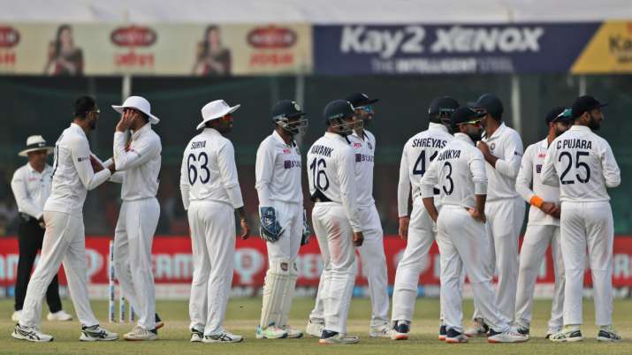 Nz test vs ind Highlights, India