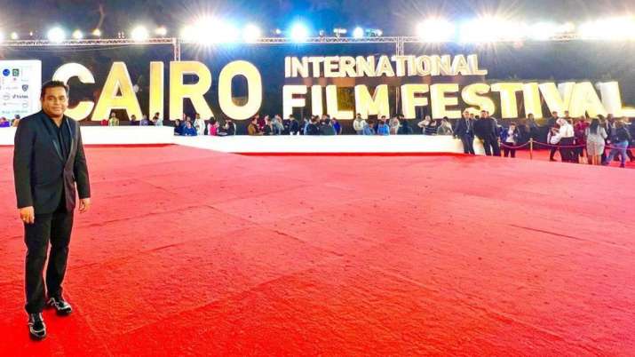 AR Rahman honoured at 43rd Cairo International Film Festival