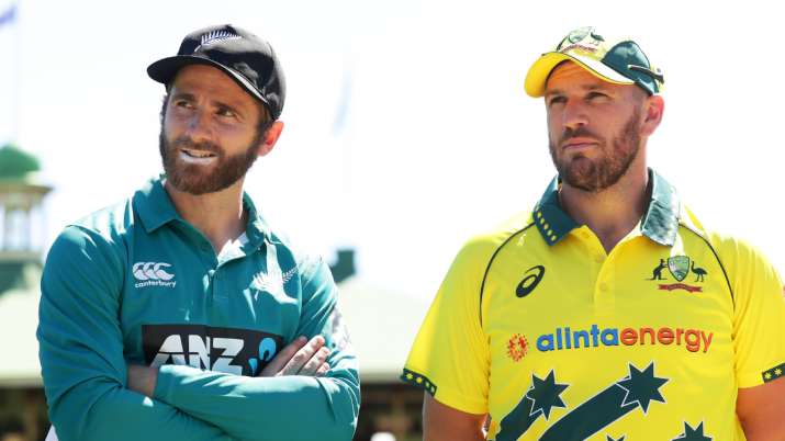 File image of Kane Williamson and Aaron Finch