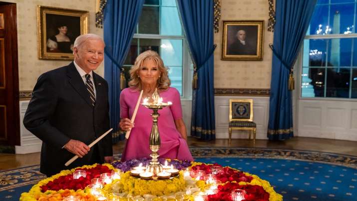 United States President Joe Biden, joe biden, Vice President Kamala Harris, Diwali greetings, people