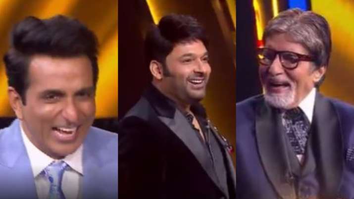 KBC 13: Amitabh Bachchan, Sonu Sood laugh their hearts out as Kapil Sharma mimics Big B on stage