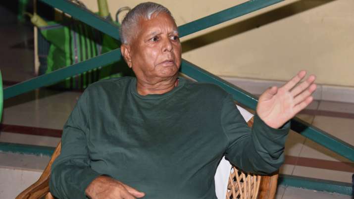 Rashtriya Janta Dal (RJD) chief Lalu Prasad Yadav