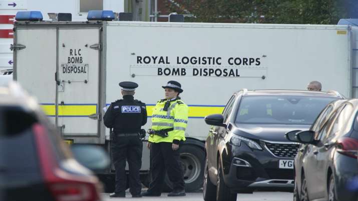 Emergency services outside Liverpool Women's Hospital in