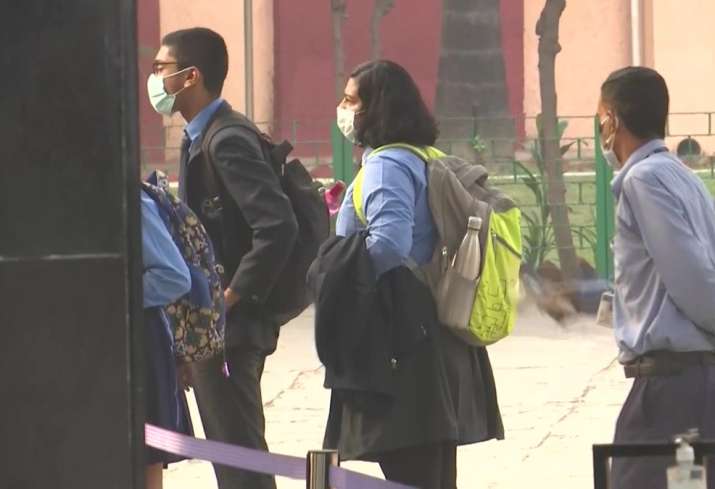 Delhi schools reopening in pictures: Schools welcome students after 19 ...