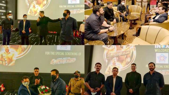 Sooryavanshi: Akshay Kumar, Rohit Shetty host special screening for Mumbai Police