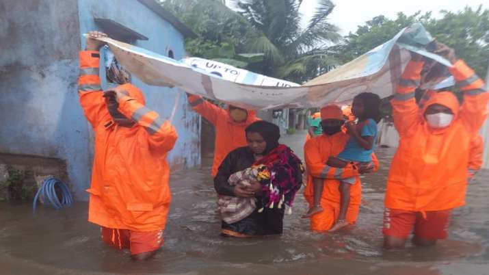 NDRF carries out rescue operations in Chennai