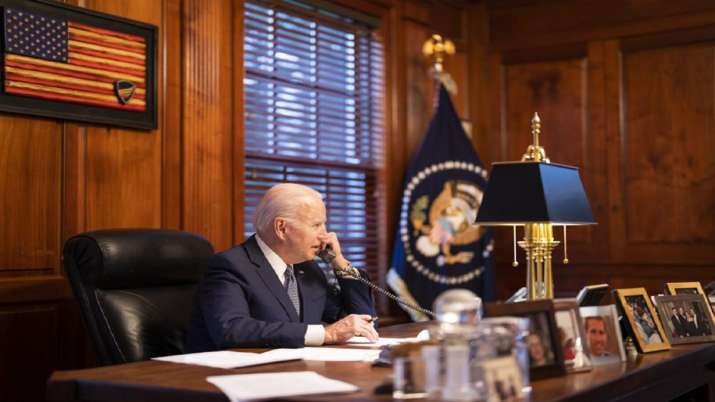 India Tv - Joe Biden, Vladimir Putin, Biden Putin Calls, Joe Biden Asks Putin Security, Latest International 