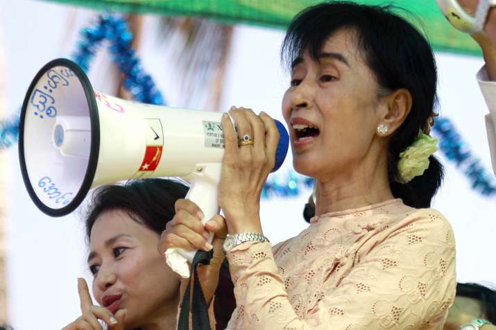 Aung San Suu jail, New Delhi, Myanmar, Gen Aung San, Burma,