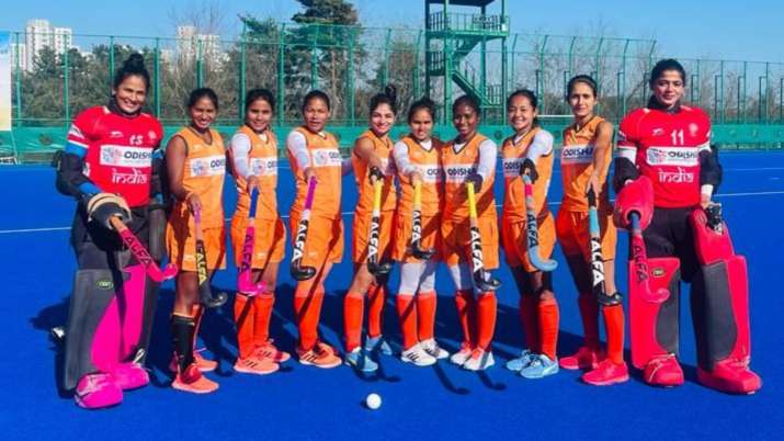 File photo of Indian women's hockey team